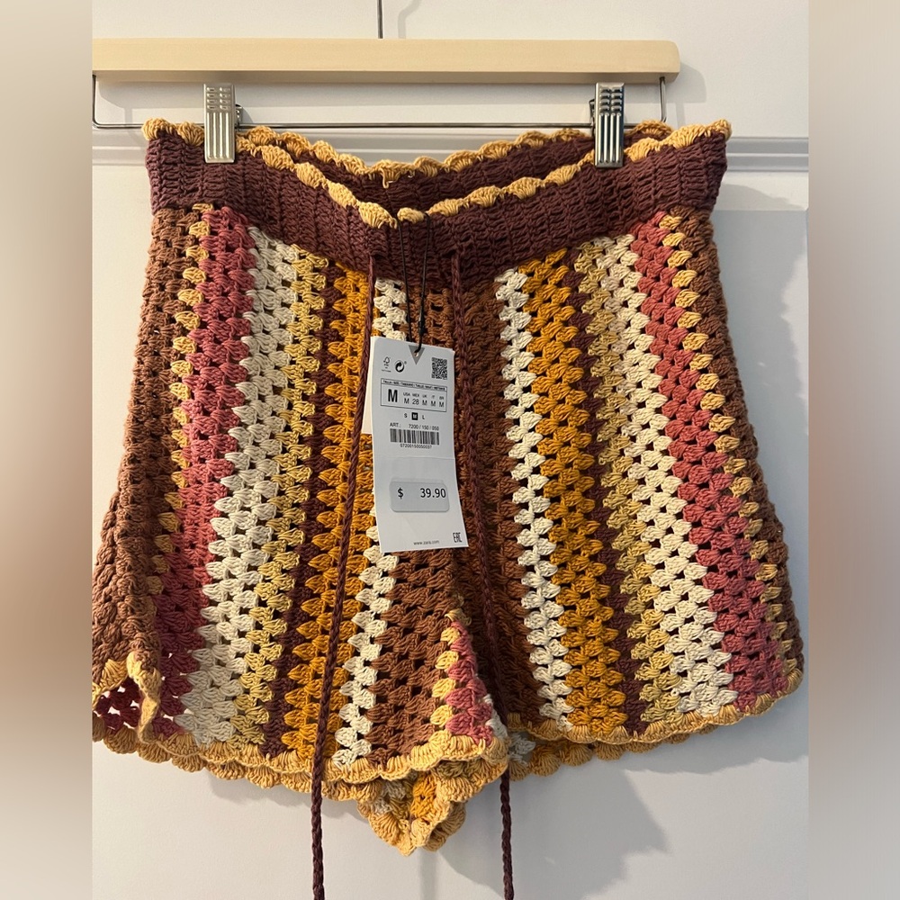 Crochet shorts